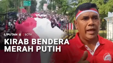 Menyemarakkan HUT ke-81 RI, ribuan aparat TNI-Polri dan elemen warga mengikuti kirab bendera Merah Putih sepanjang 500 meter di Kota Bogor, Jawa Barat, pada Minggu pagi. Selain menyedot perhatian warga, kirab ini juga memaknai lima lambang dasar nega...