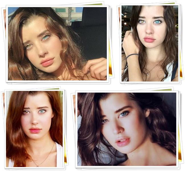 Sarah McDaniel, model cantik dengan warna bola mata berbeda | Photo: Copyright berbagai sumber