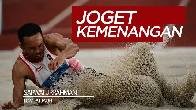 Berita video aksi Sapwaturrahman atlet lompat jauh putra Indonesia yang melakukan joget kemenangan unik usai memecahkan rekor dan meraih medali emas pada SEA Games 2019.