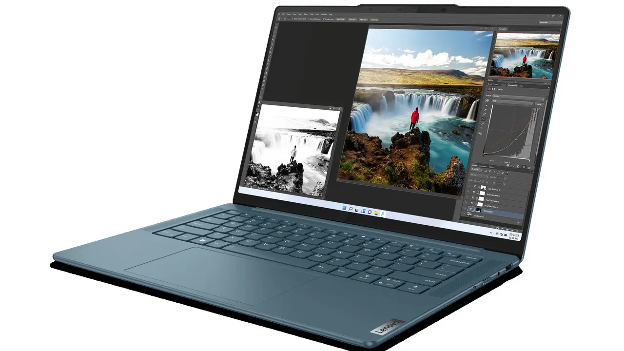 Lenovo Yoga 7i Series diklaim mampu memenuhi kebutuhan content creator untuk membuat konten berkat dukungan Engine AI di dalamnya. Selain itu laptop ini bisa diubah menjadi tablet. (Foto: Lenovo)