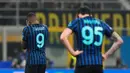 Kalah agregat 2-5 dari Bodo/Glimt membuat Inter Milan tersingkir dari Liga Champions 2025-2026. Tampak dalam foto, reaksi pemain Inter Milan, Marcus Thuram (kiri) dan Alessandro Bastoni selama pertandingan babak playoff Liga Champions 2025-2026 melawan Bodo/Glimt di stadion San Siro, Italia, Selasa 24 Februari 2026 waktu setempat atau Rabu (25/2/2026) dini hari WIB. (AP Photo/Luca Bruno)