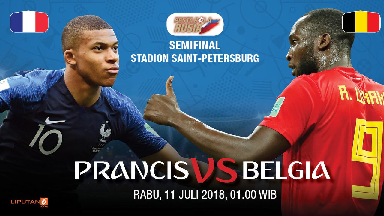 Prediksi Prancis vs Belgia