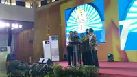 Kemenperin luncurkan Program Vokasi Sekolah Menengah Kejuruan (SMK) untuk wilayah Sumatera Bagian Selatan di PT Pupuk Sriwijaya, Palembang, Jumat (11/5/2018). (Dwi Aditya Putra/Merdeka.com)