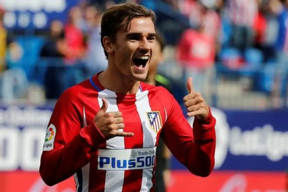 Penyerang Atletico Madrid, Antoine Griezmann 