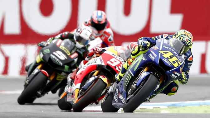Ilustrasi balapan MotoGP. (Vincent Jannink / ANP / AFP)