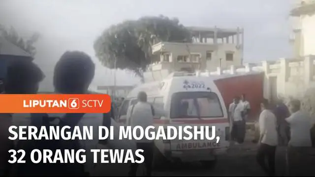 VIDEO: Bom Bunuh Diri dan Penembakan Terjadi di Pantai di Somalia, Puluhan Orang Tewas