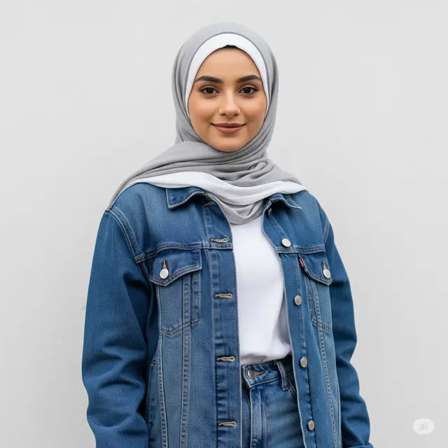 Model Hijab Layer yang Cocok Dipakai Liburan Outdoor.