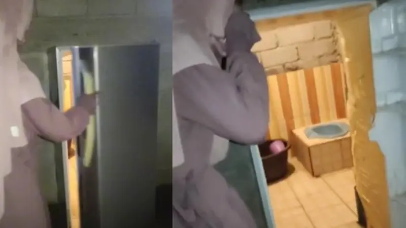 Viral Pintu Kamar Mandi Ini Pakai Kulkas Rusak, Kreatif Bikin Geleng Kepala