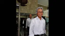 Kedatangan Dwi Soetjipto ke KPK hanya sekedar silaturahmi sebagai pimpinan baru di PT Pertamina Persero, Jakarta, Senin (22/12/2014). (Liputan6.com/Miftahul Hayat)