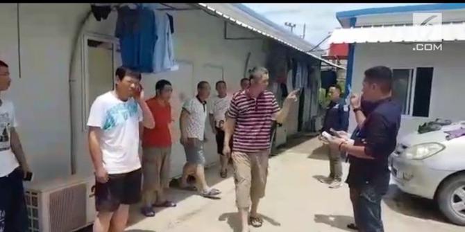 VIDEO: Ratusan Tenaga Kerja Asing China Ditangkap di Kendari