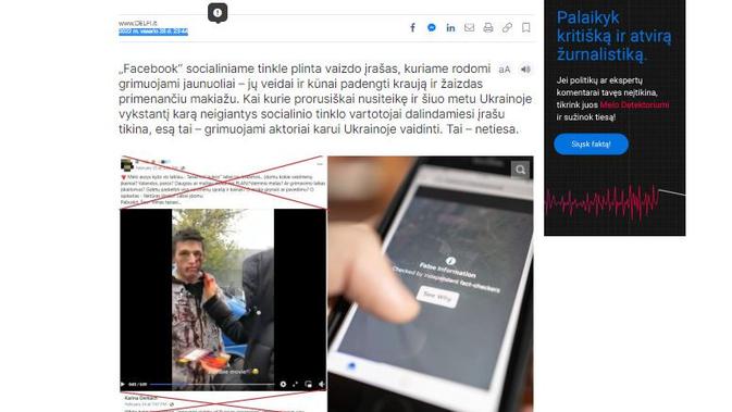 Cek Fakta Liputan6.com menelusuri klaim video setingan korban perang Rusia Ukraina