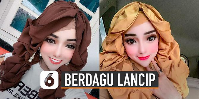 VIDEO: Potret Selebgram Berdagu Lancip yang Viral di Media Sosial