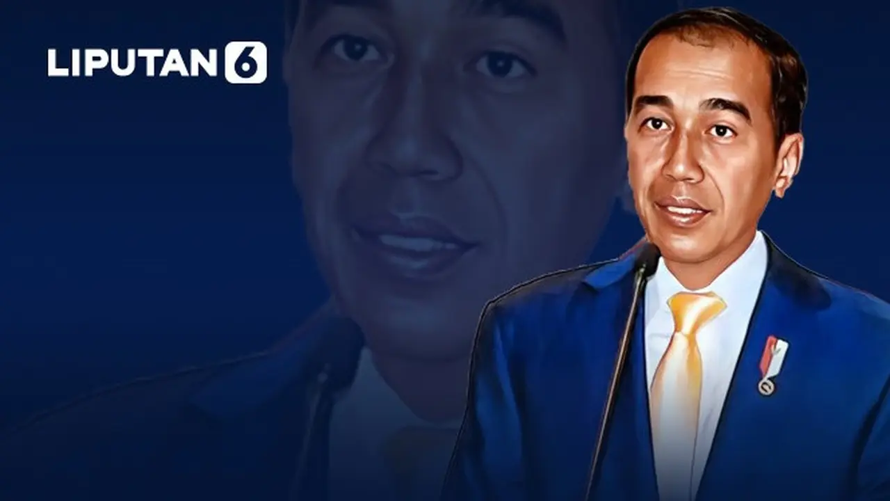 Banner Infografis Dasi Kuning Jokowi dan Akui Nyaman dengan Golkar, Tangkapan Kode dan Cerita di Baliknya