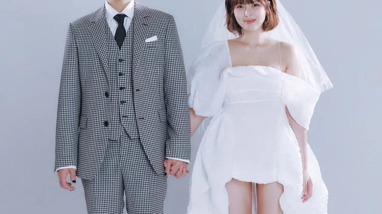 Potret Prewedding HyunA dan Yong Jun hyung. [@hyunah_aa]