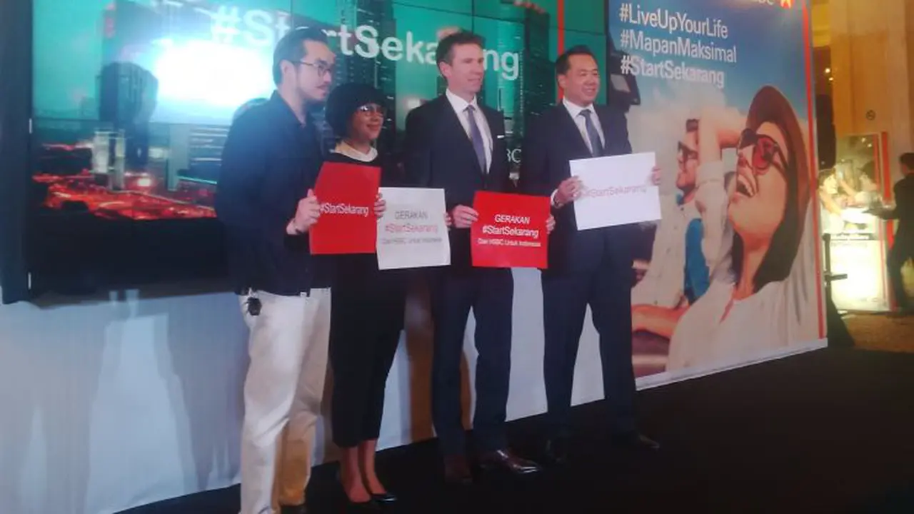 HSBC Indonesia meluncurkan kampanya bertajuk #StarSekarang pada Kamis (28/1/2016).