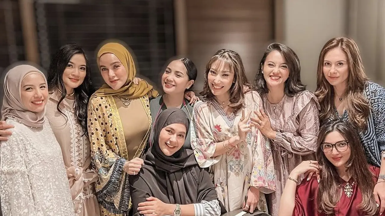 Penampilan Geng Cendol saat Buka Puasa, Beranggotakan Nagita Slavina Hingga Paula Verhoeven Bikin Pangling Kenakan Hijab
