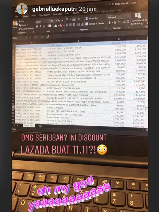 Promo 11.11 Lazada Bocor, 4 Selebgram Cantik Ini Ikut Penasaran
