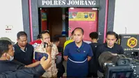 Polisi Jombang mengamankan tujuh pesilat onar. (Dian Kurniawan/Liputan6.com)