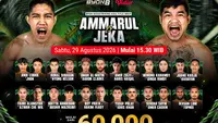 Jadwal Byon Combat Showbiz 8: Duel Sengit dari Fighter Undercard Sampai Main Card di Vidio