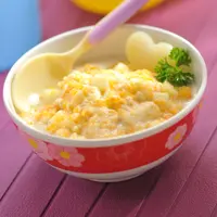 Ilustrasi sup jagung MPASI bayi / copyright shutterstock.com/wear a skirt