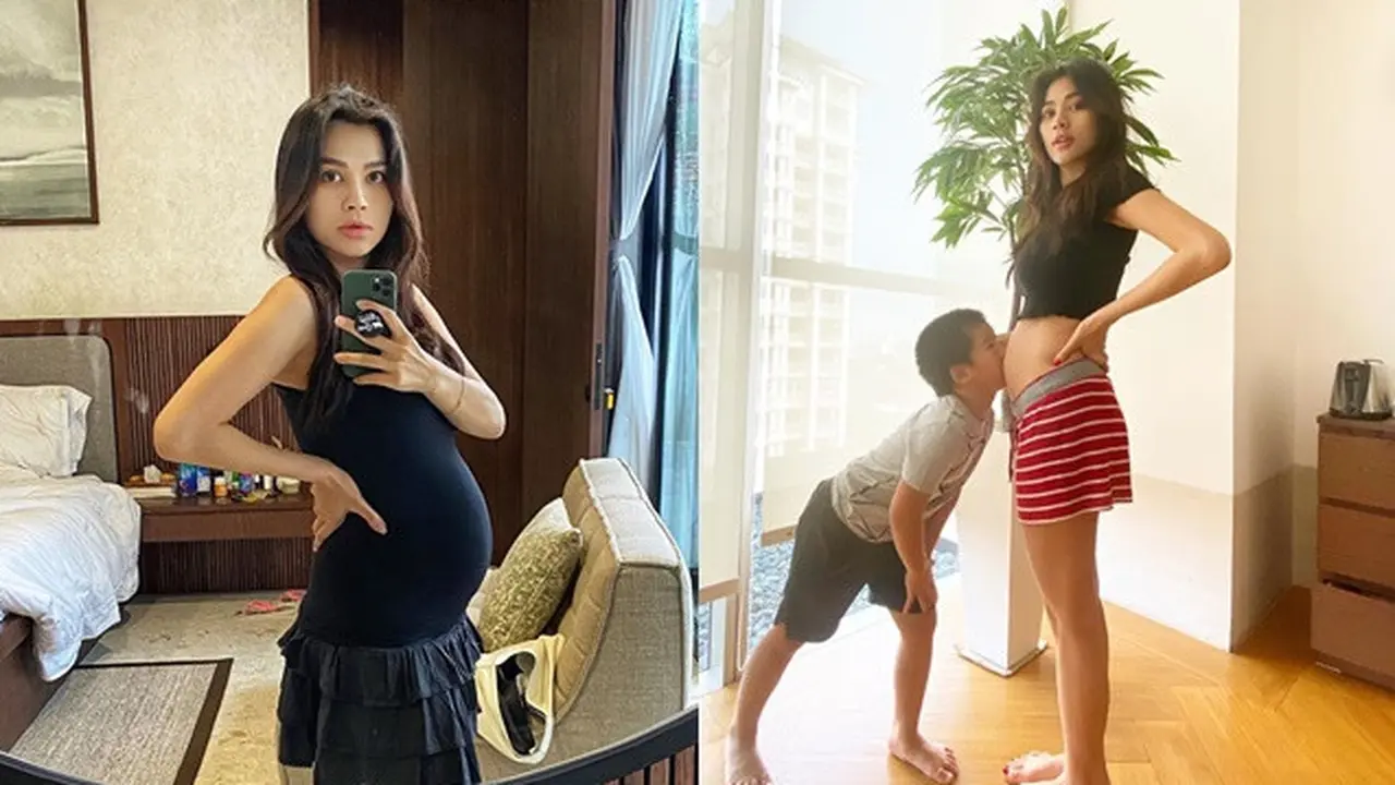 Hamil Anak Ketiga, Ini 6 Potret Adinda Bakrie Pamer Baby Bump