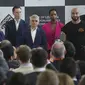 Sadiq Khan, sosok Muslim yang terpilih untuk ketiga kali sebagai wali kota London. Ia berpidato usai kemenangannya pada Sabtu 4 Mei 2024 di City Hall, London, Inggris. (AP/Alastair Grant)