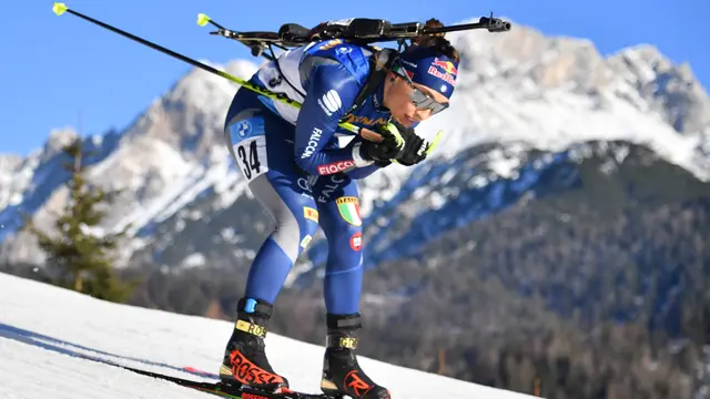 FOTO: Paras Cantik Dorothea Wierer, Pandai Menembak dan Bermain Ski