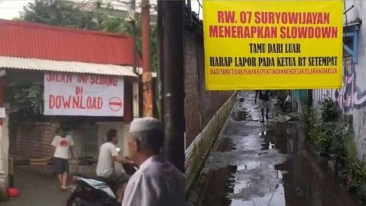 7 Tulisan Nyeleneh Pada Portal Lockdown Ini Bikin Mikir Keras