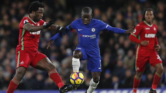 FOTO: Antonio Rudiger Antar Chelsea Kalahkan Swansea