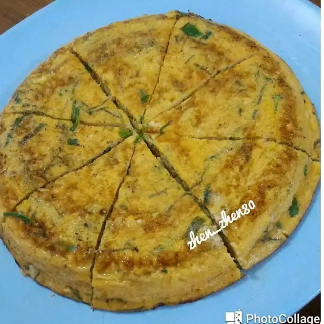 Resep Omelet Telur Bebek Sayuran.