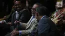 Menteri Koordinator Bidang Pangan, Zulkifli Hasan saat menghadiri ajang penghargaan tahunan Anugerah Liputan6 2025 di The Hall, Lantai 8 SCTV Tower, Senayan, Jakarta, Kamis (16/10/2025). (Liputan6.com/Helmi Fithriansyah)
