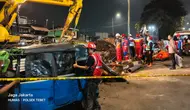 Evakuasi Dramatis Bocah Terjebak di Lubang Proyek Tebet