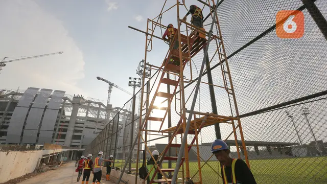 Foto: Mengintip Lebih Dekat Perkembangan Proyek Pembangunan Jakarta International Stadium