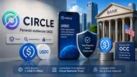 Penerbit Stablecoin USDC Circle Resmi Dapat Izin Bank