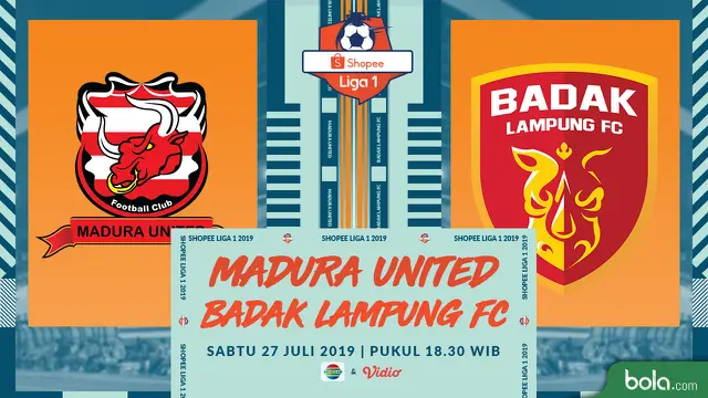 Madura United Vs Perseru Badak Lampung FC
