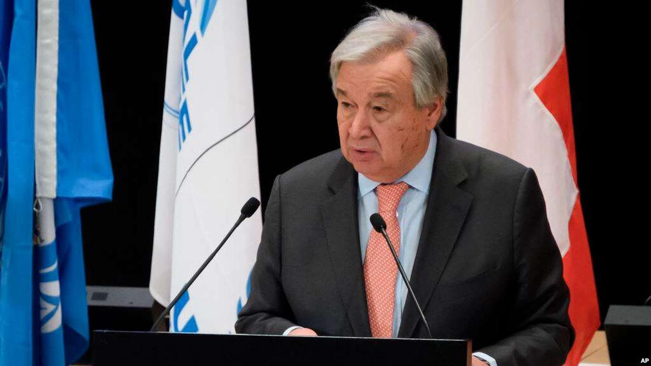Sekjen PBB, Antonio Guterres.