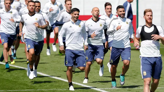 Intip Persiapan Timnas Argentina Jelang Hadapi Islandia