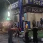 Pos Polisi dilempari Bom Molotov di Makassar (Liputan6.com/Istimewa)