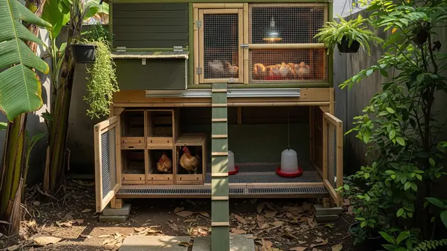 Ide Kandang Ayam Bertingkat untuk Menghemat Lahan Sempit di Rumah