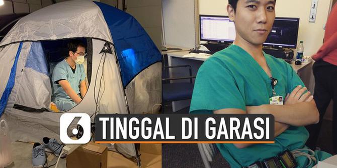 VIDEO: Dokter Tinggal di Tenda Garasi Rumah Demi Lindungi Keluarga dari Corona