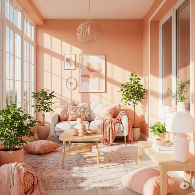 Warna Cat Rumah yang Bikin Adem Meski Tanpa Pendingin Ruangan (Image by gemini AI)