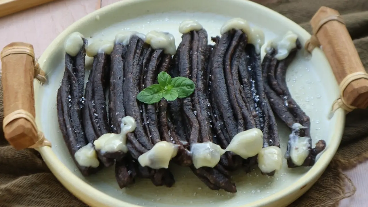 oreo churros hitam