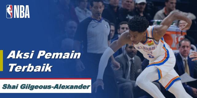 VIDEO: Aksi-Aksi Shai Gilgeous-Alexander Saat Oklahoma City Thunder Kalahkan Timberwolves 117-104