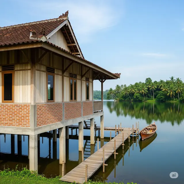 Rumah Panggung Anti-Banjir
