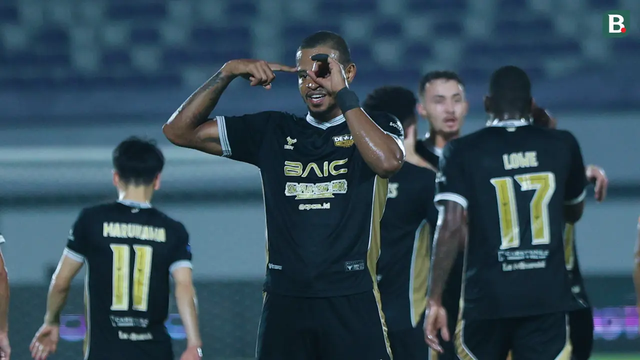 Foto: Alex Martins Borong 2 Gol, Dewa United Bungkam Borneo FC di BRI Super League