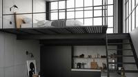 Desain Rumah Mezzanine Minimalis dengan Konsep Industrial Kekinian (AI)