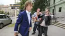 Luca Modric pernah menjadi saksi saat dituduh sebagai salah satu orang yang memberikan kesaksian palsu dalam kasus pajak di sepak bola Kroasia. Sumber: the guardian. (AP Photo)