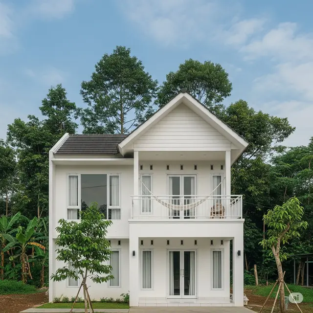 Minimalis Warna Putih