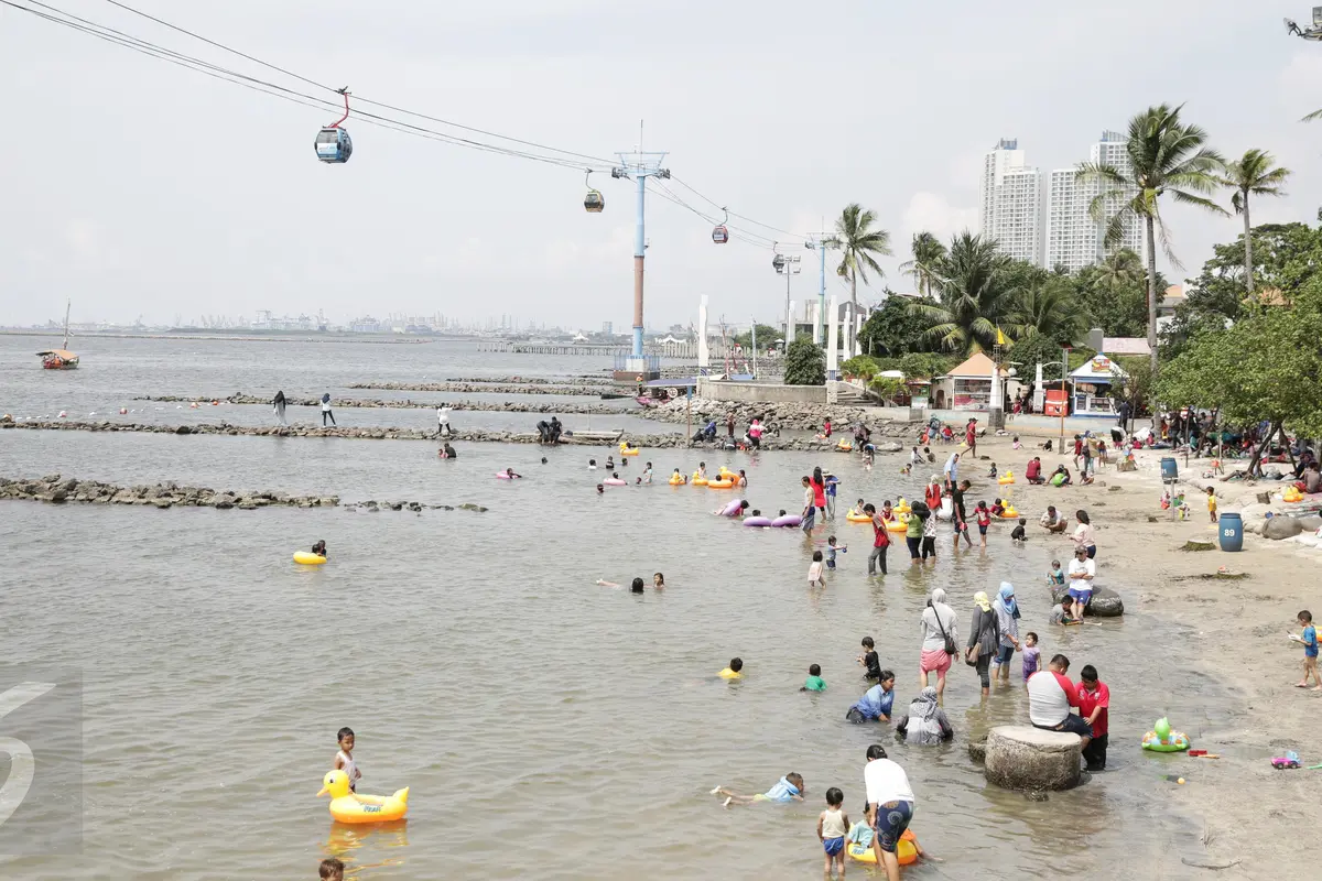 Libur Panjang, Pantai Ancol Jadi Tujuan Wisata