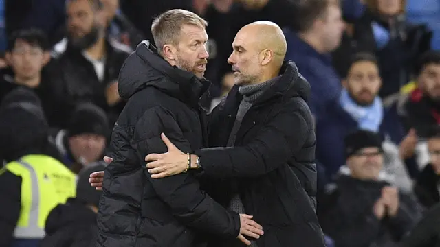 Foto: Graham Potter Hancur Lebur, Chelsea Dibantai Manchester City saat Piala FA 2022/2023